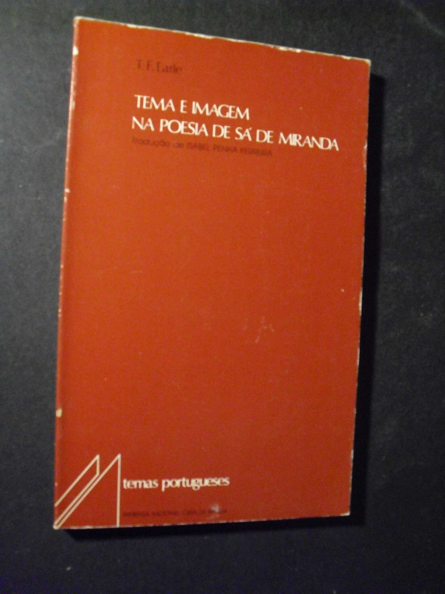 Earle (F.F);Tema e Imagem na Poesia de Sá de Miranda