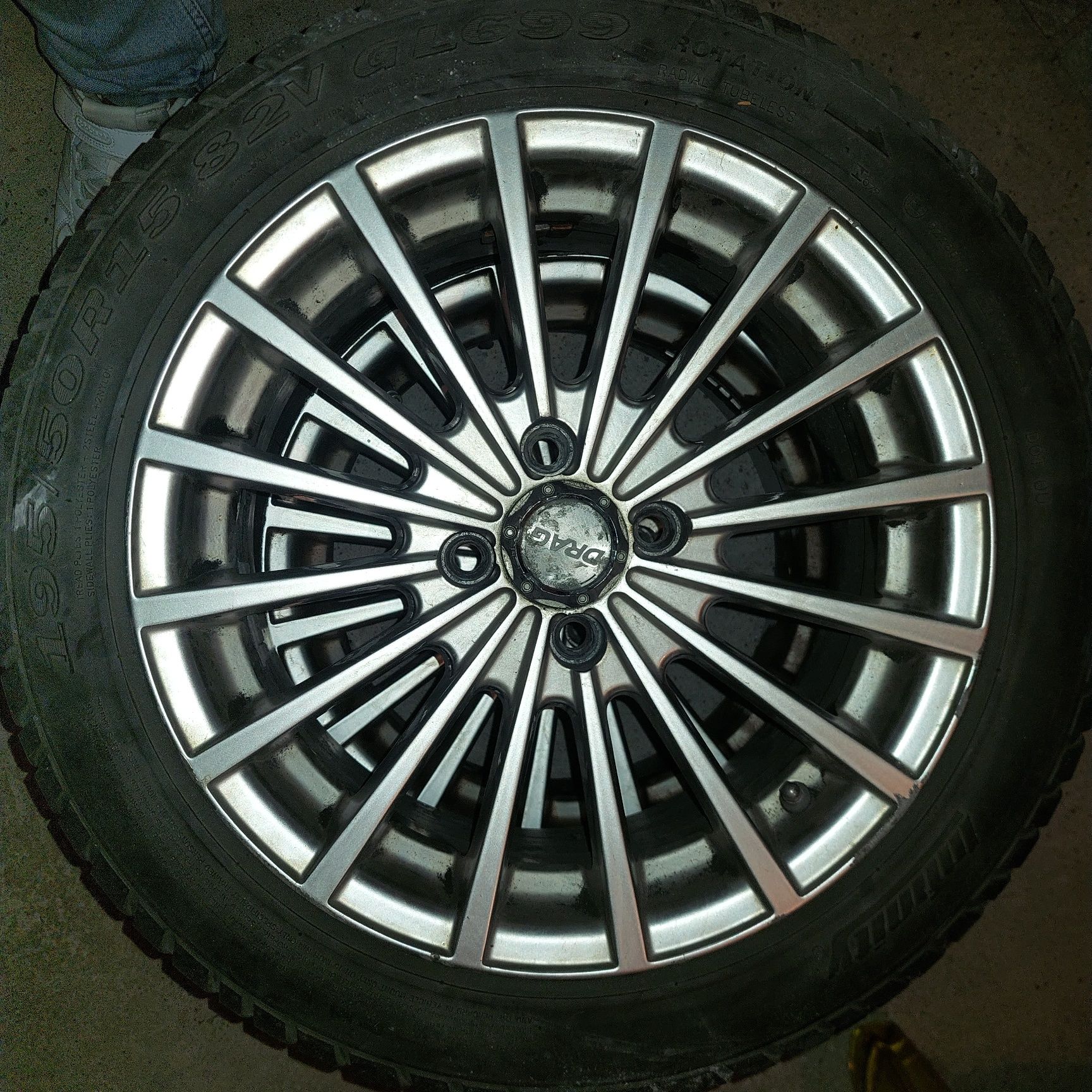 4x Alufelgi 15 drag
