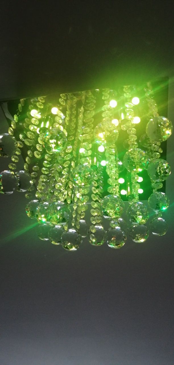 Lampa sufitowa Led kryształy