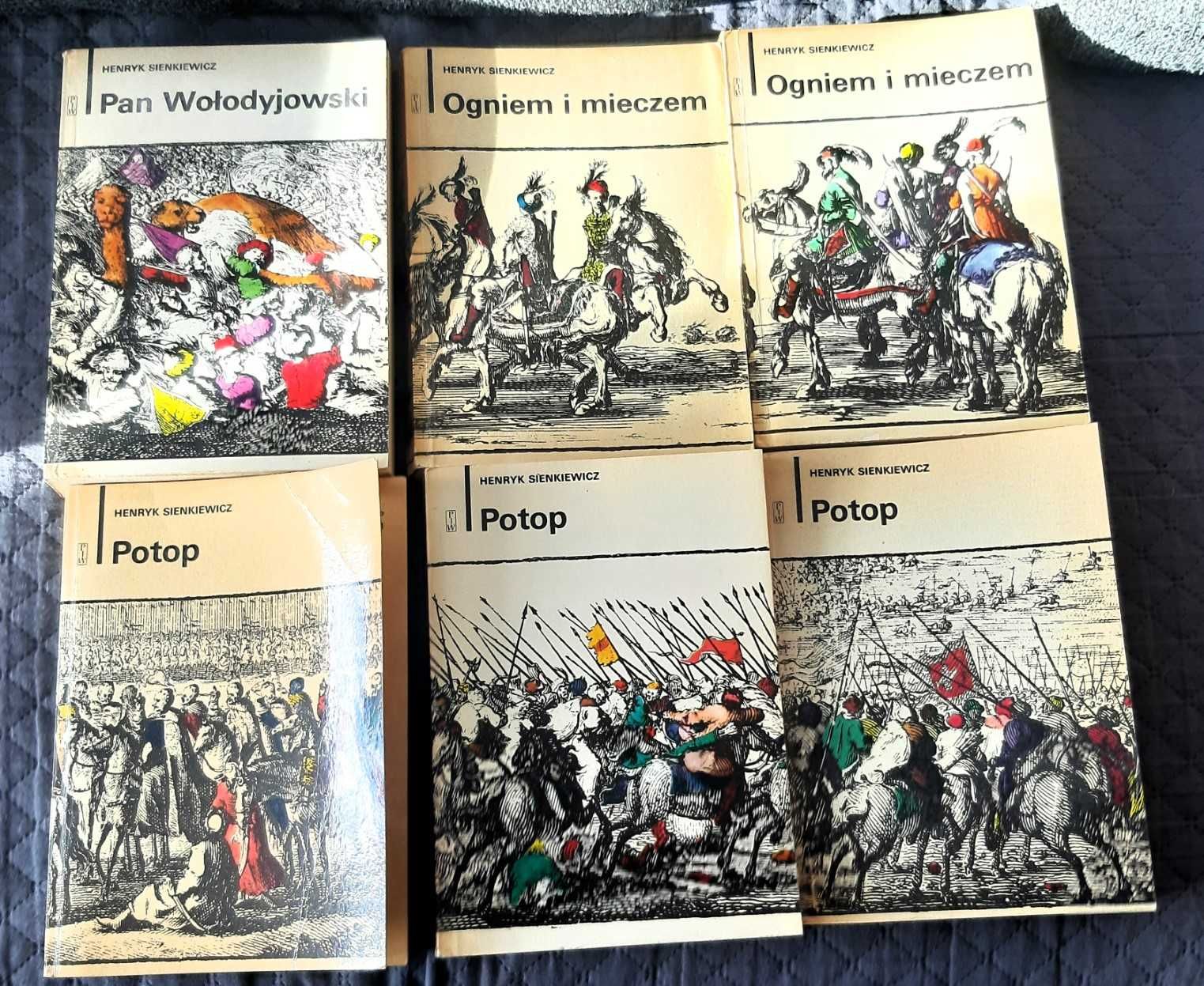Trylogia - Sienkiewicz - komplet - wydanie z 1978 r.