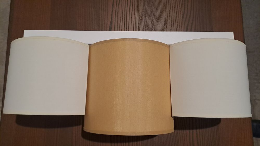 Lampa sufitowa nowoczesna klasyczna w kolorach jasnego beżu, karmelu i