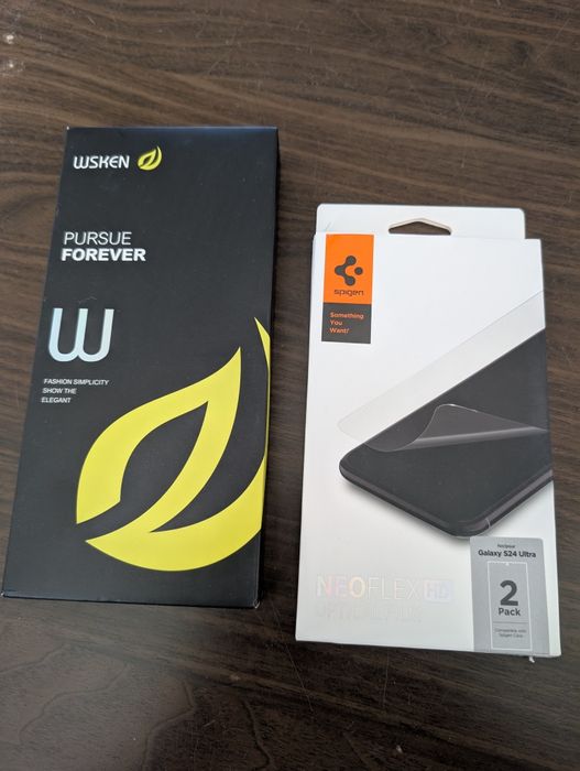 Szkło i folia Samsung S24 Ultra Spigen WSKEN