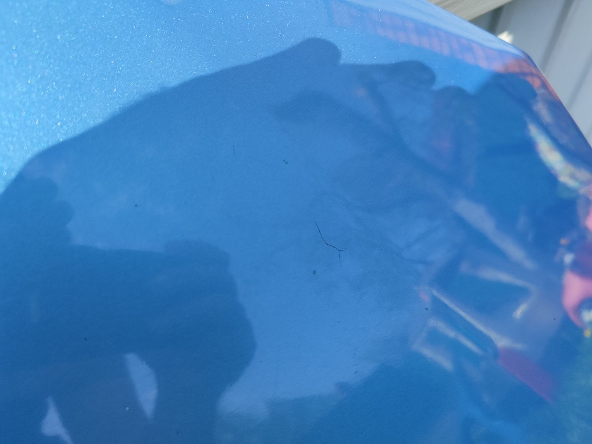 Капот Nissan Leaf оригінал бу синій