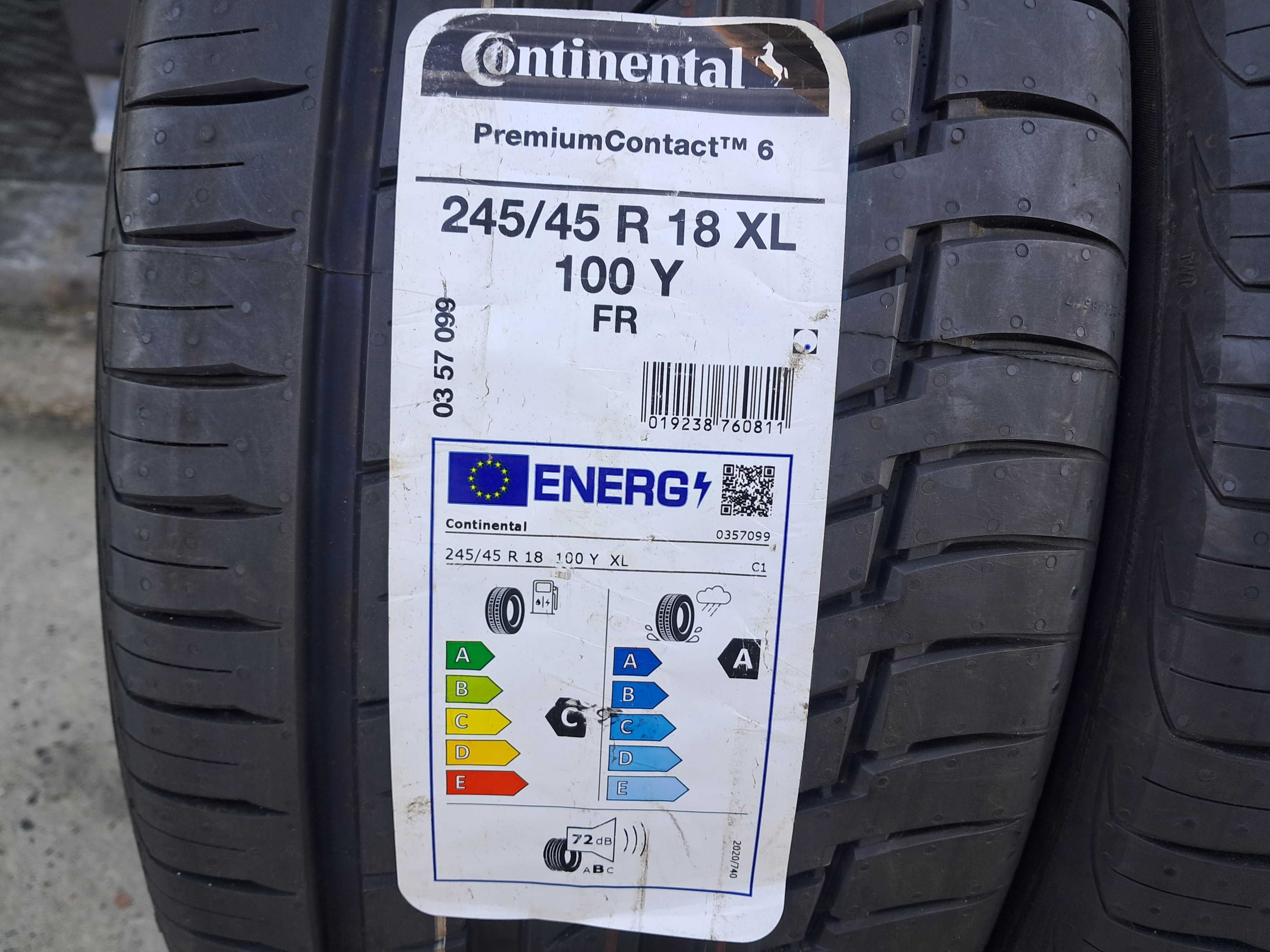 Резина літня, НОВА, 245/45 R18 Continetal Premium Contact 6 (арт12615)