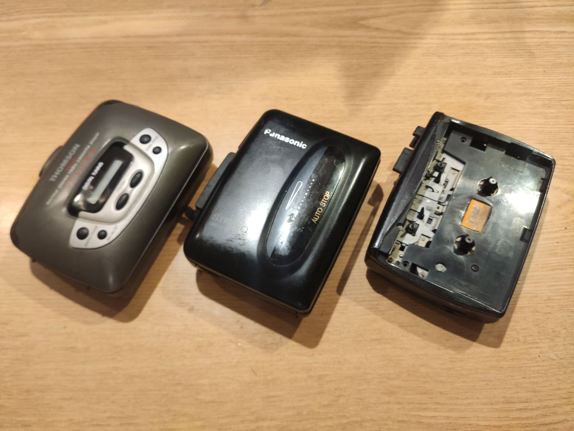 Плеєри касетні Thomson TK440, Panasonic RQ-P30 та пишущий