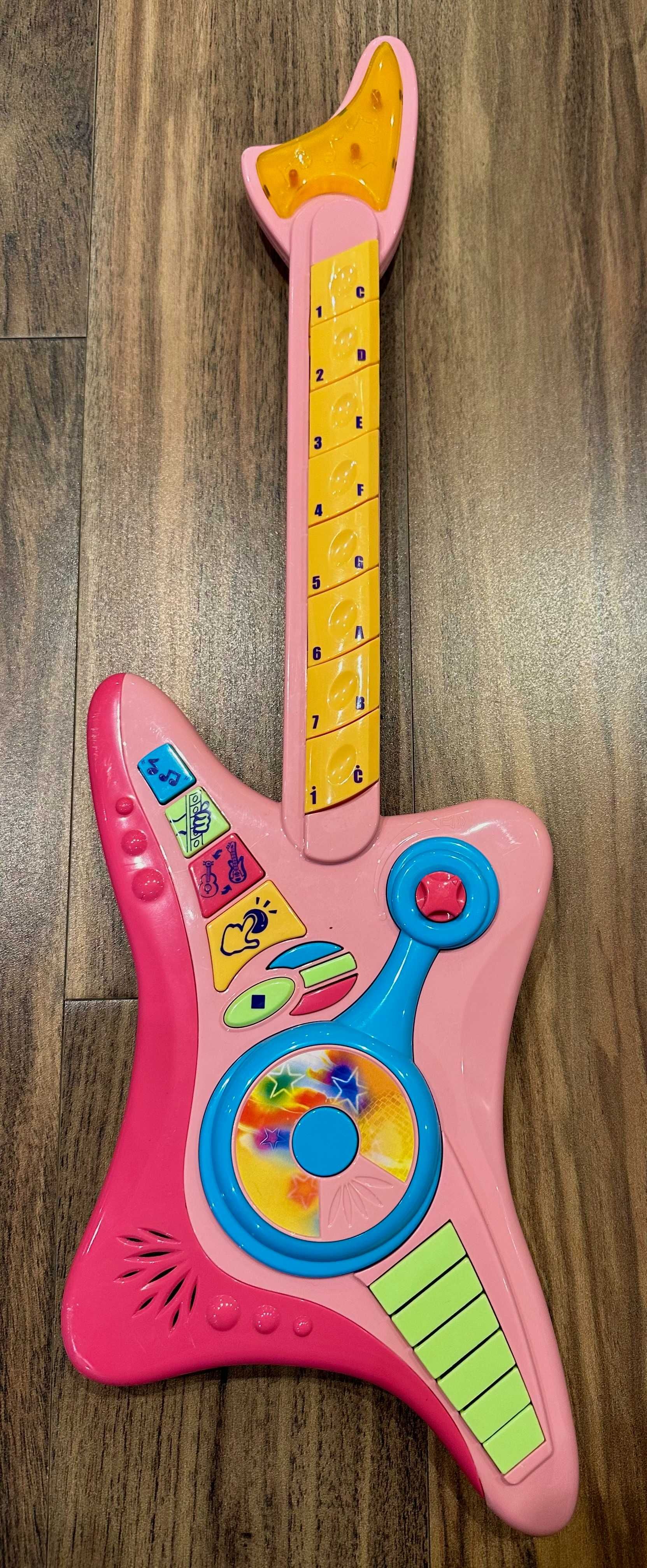 Guitarra eletrónica a pilhas para crianças