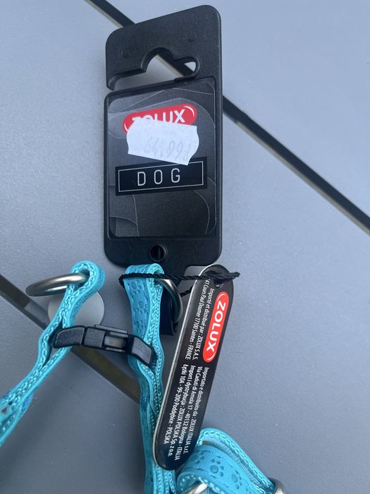 Szelki i obroża dla szceniaka/ małego psa/kota