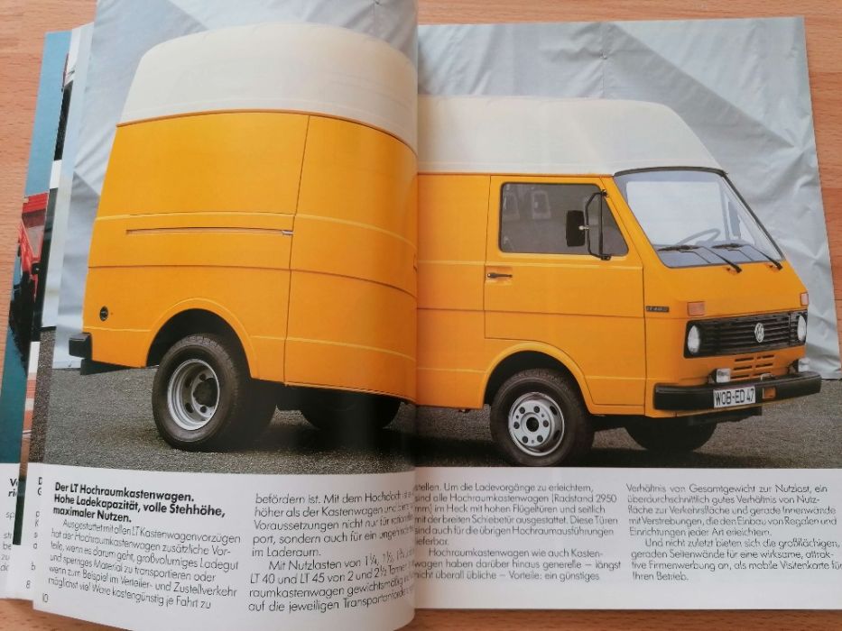 Prospekt VW LT 28 LT 35 Hannover Wolfsburg Kombi Hochraum-Kastenwagen