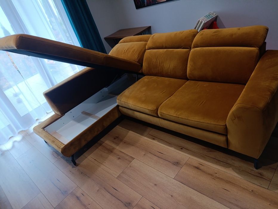 Narożnik z funkcją spania