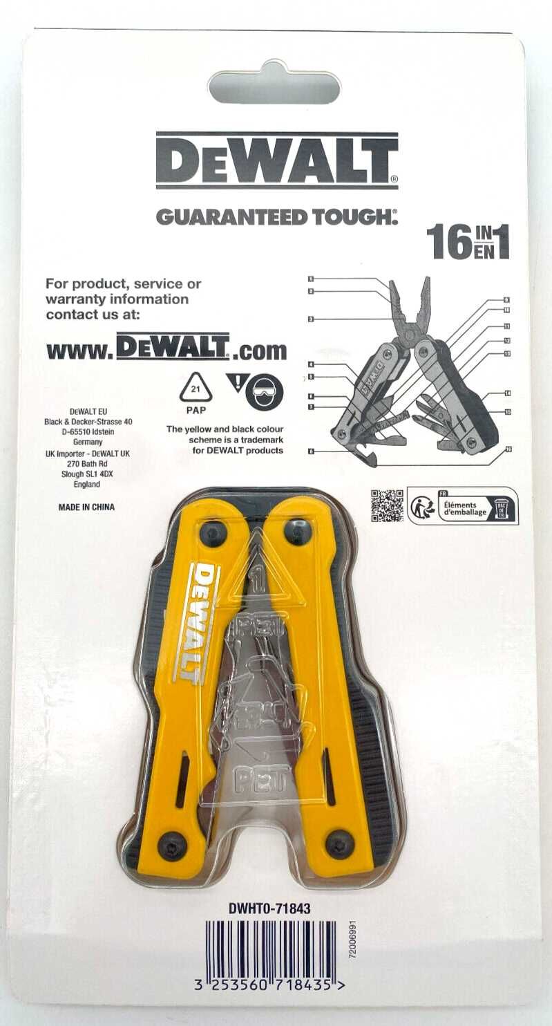 DeWALT DWHT0-71843 Універсальний інструмент MULTI-TOOL з 16 функціями