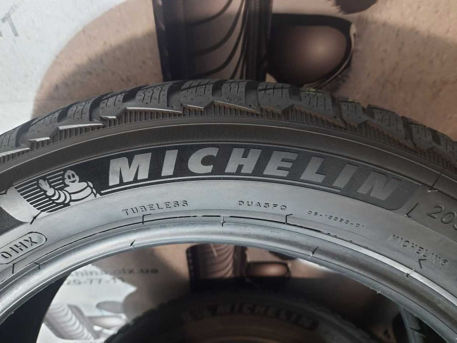 Шини 7,5мм 205/55 R17 MICHELIN PilotAlpin 5, 91H б/у зима склад