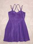 Vestido de alças de seda tamanho S