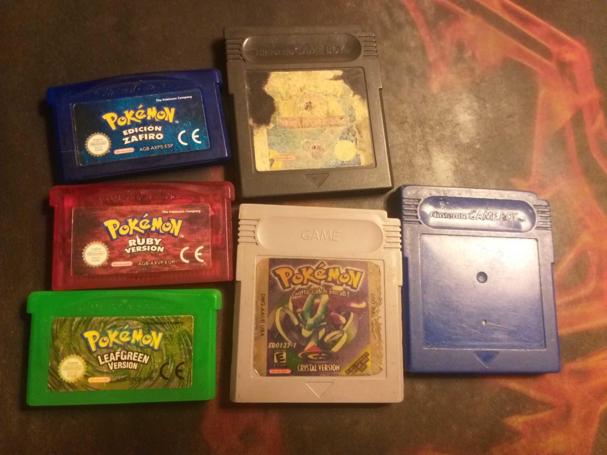 Set pokemon jogos gameboy color e advance