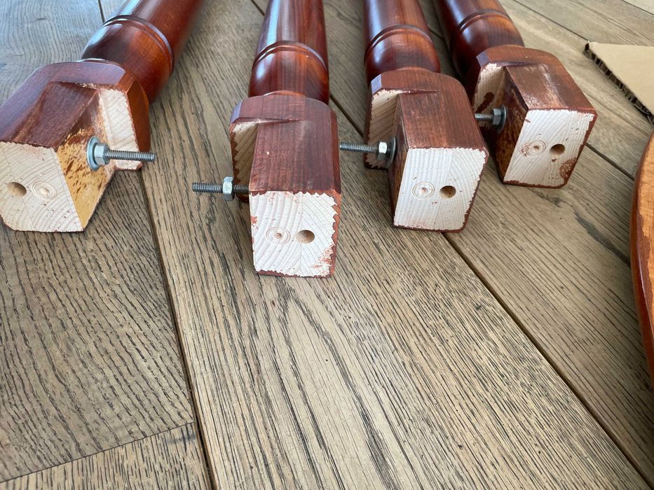 stół okrągły 120 cm lite drewno rozkładany do 230cm