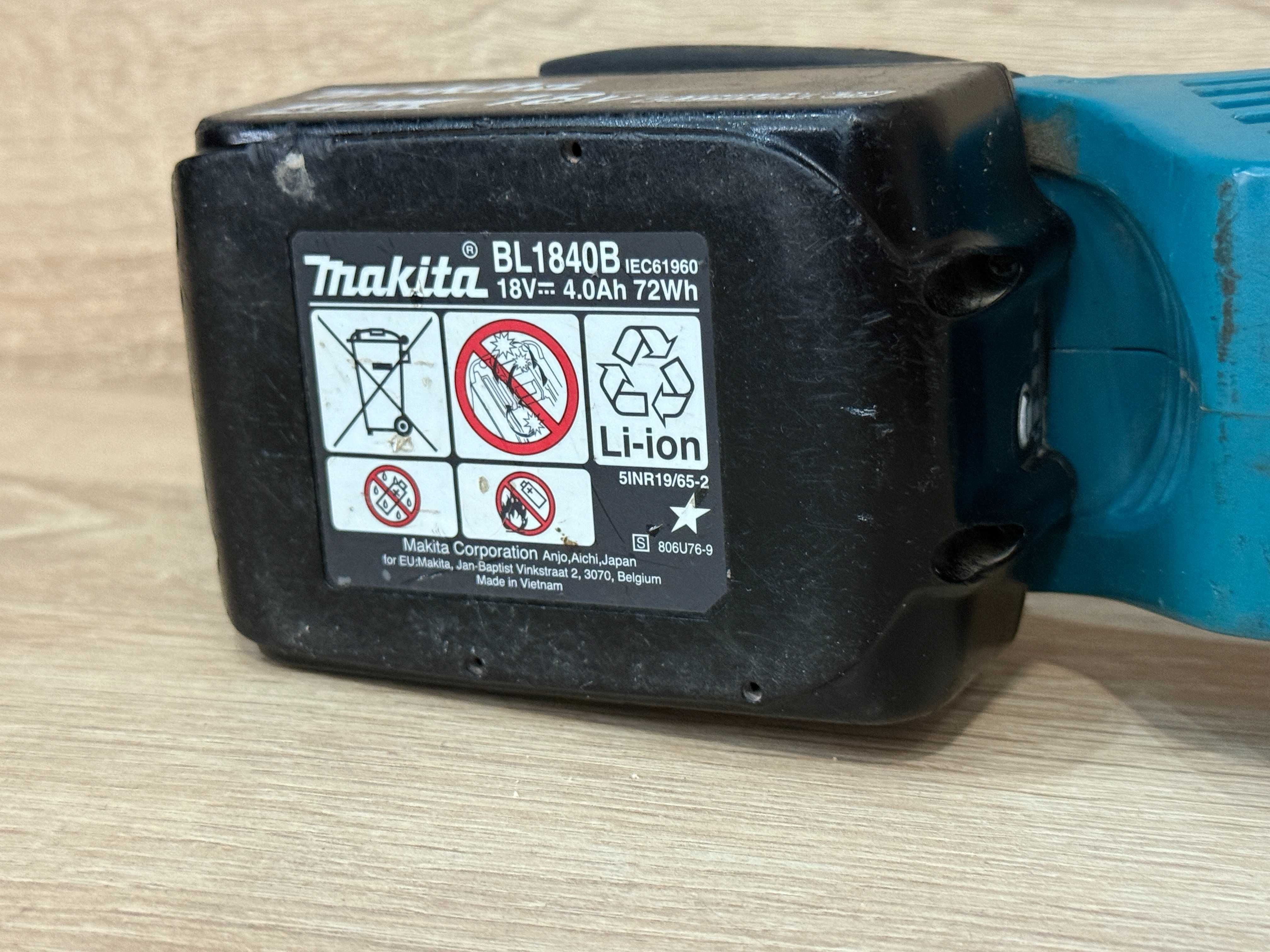 Odkurzacz Makita DCL180 18V + Oryginalna Bateria 4.0Ah Stan Dobry