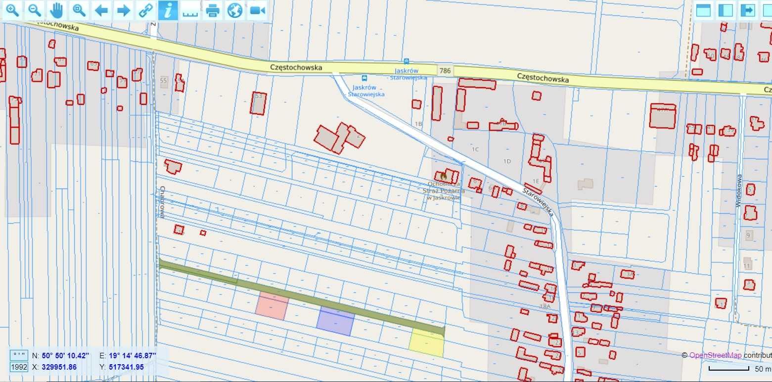 Sprzedam działkę budowlaną w Jaskrowie, 1082m2