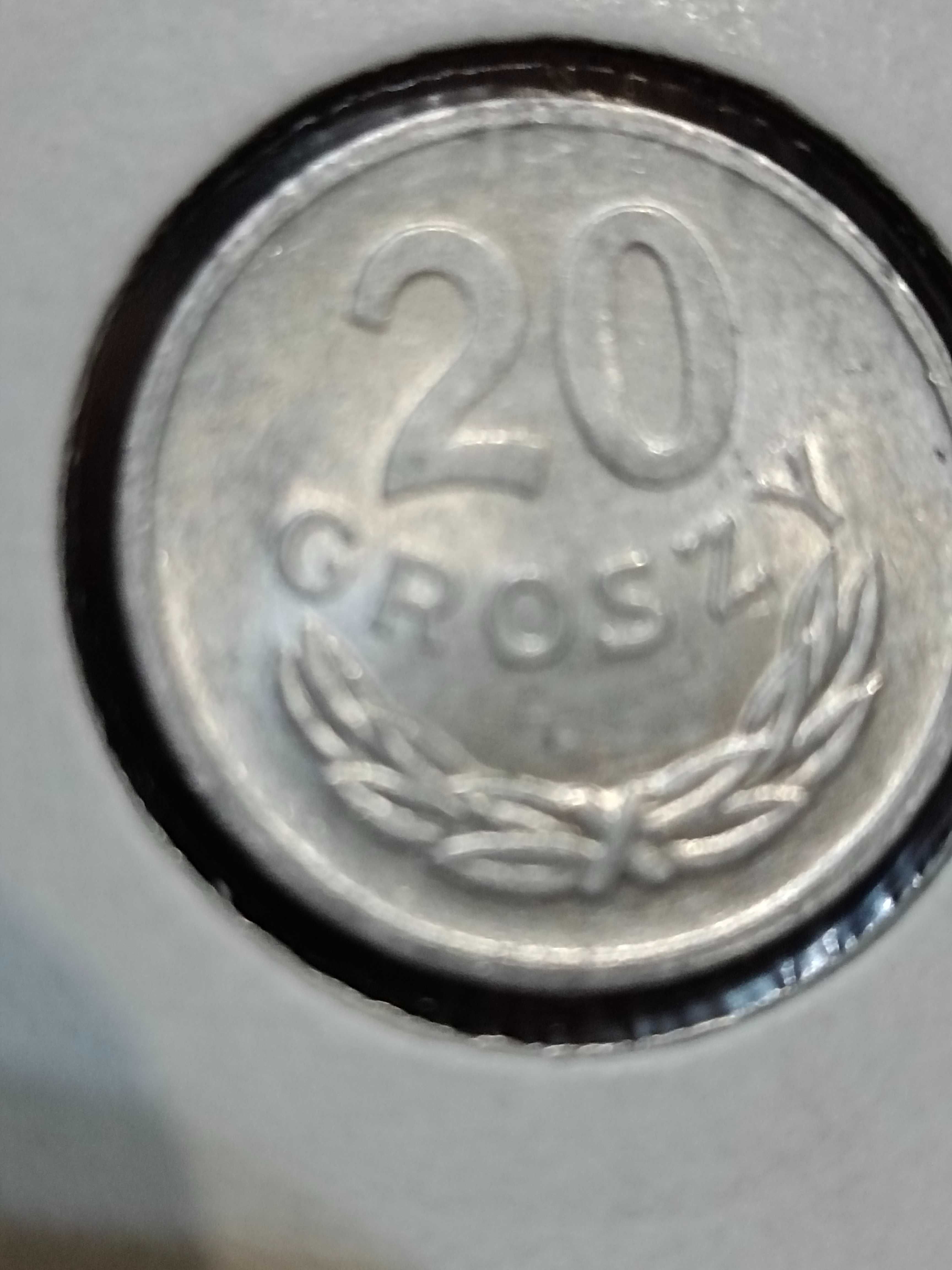 Sprzedam monete 20 gr 1973 bez znaku mennicy