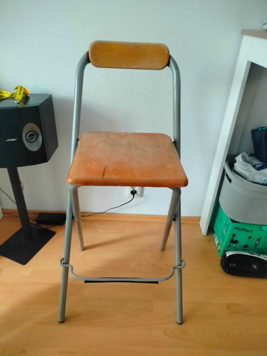 Składane krzesła barowe wysokie Ikea 3szt