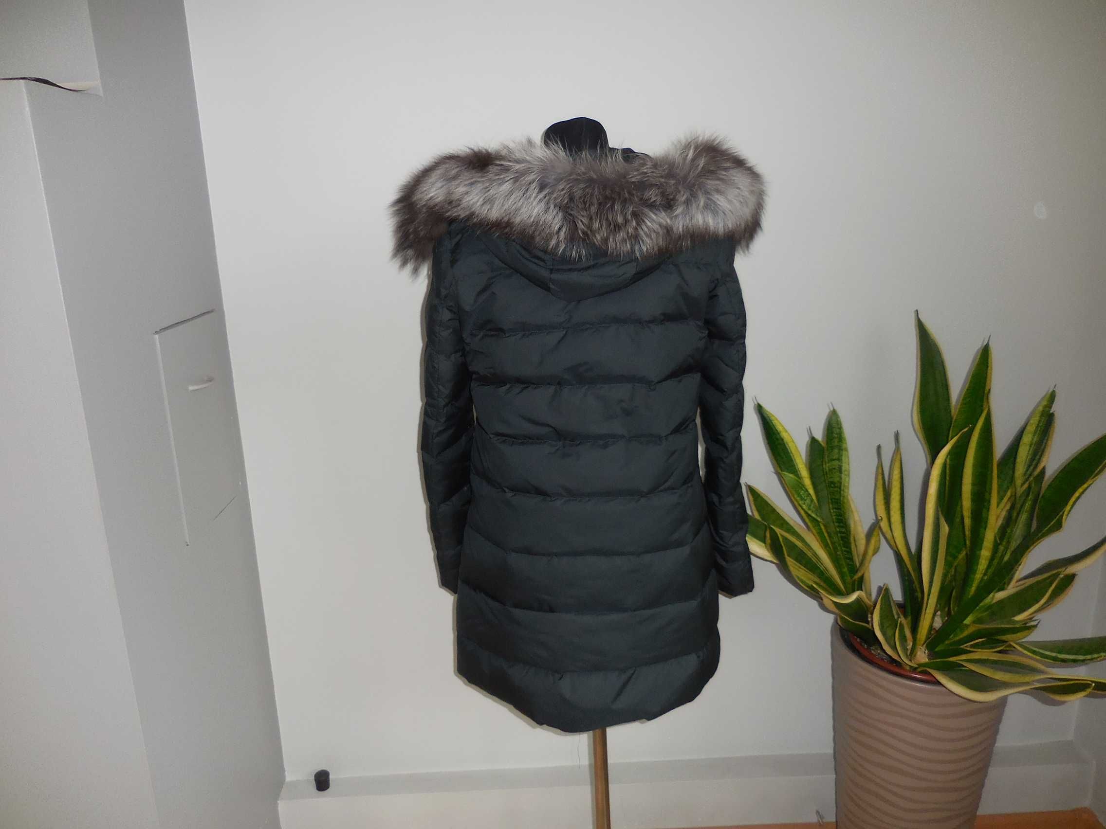 MissFofo Puchowa  Naturalny Srebny Jenot J,Nowa L urlop 21,12-10,01