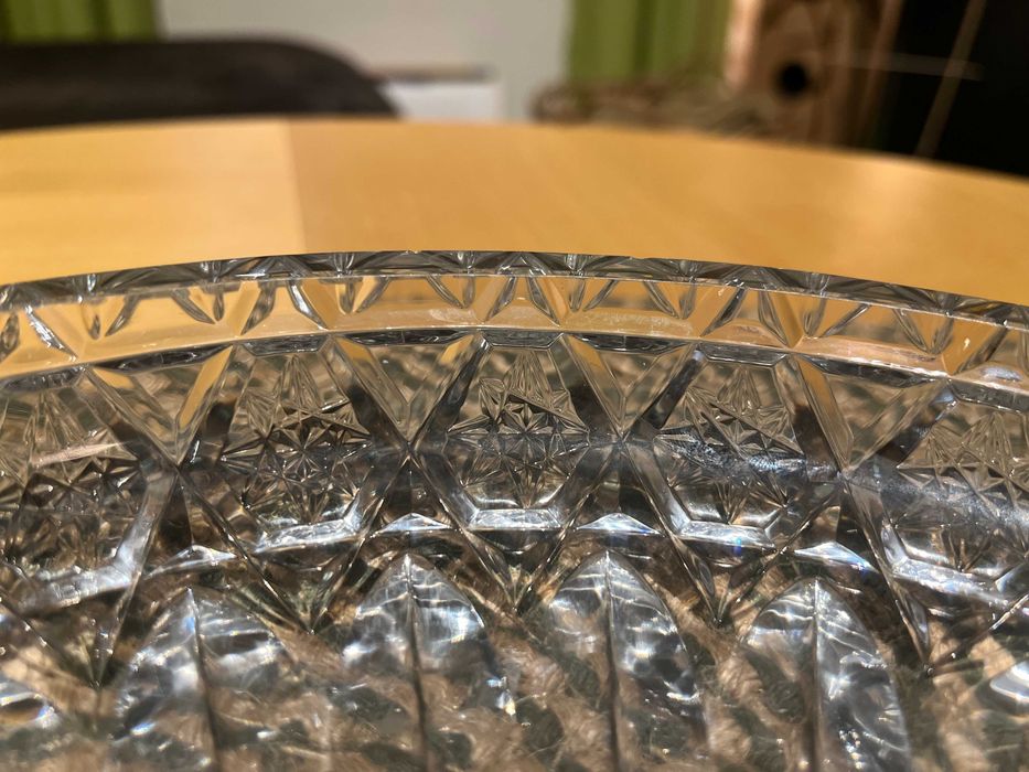 Patera kryształowa w styl PRL lata 60/70