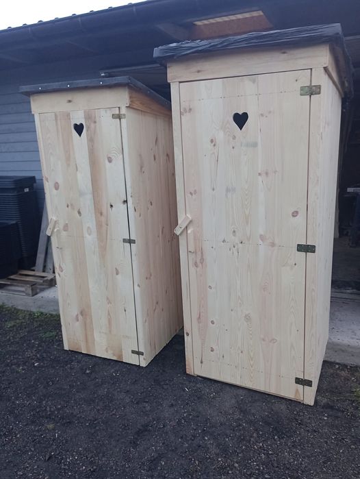 Wychodek wc toi toi drewniany transport gratis