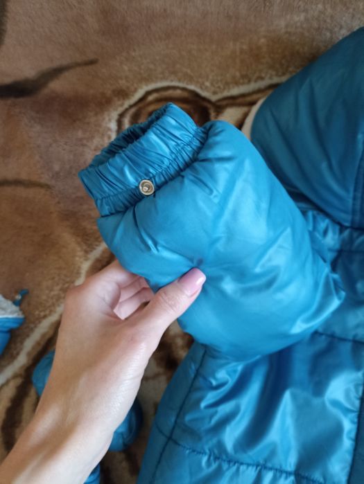 Зимній комбінезон дитячий, зимовий для хлопчика 74-80