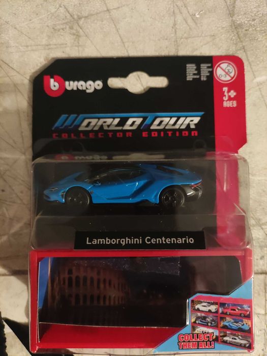 BURAGO WORLD TOUR - Lamborghini Centenario 1/64 - NOVO