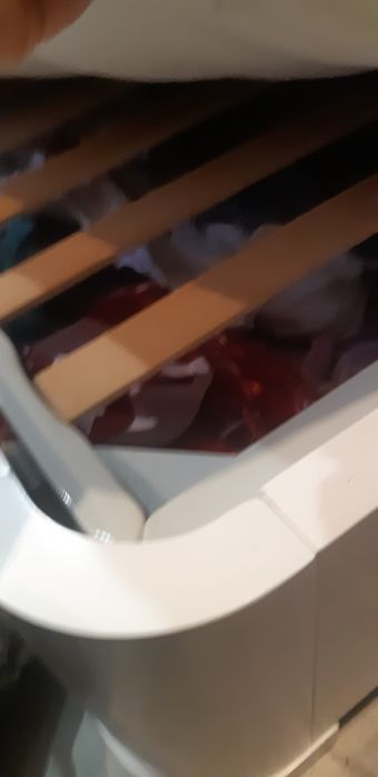 Двуспальная кровать очень надёжная с ламелями