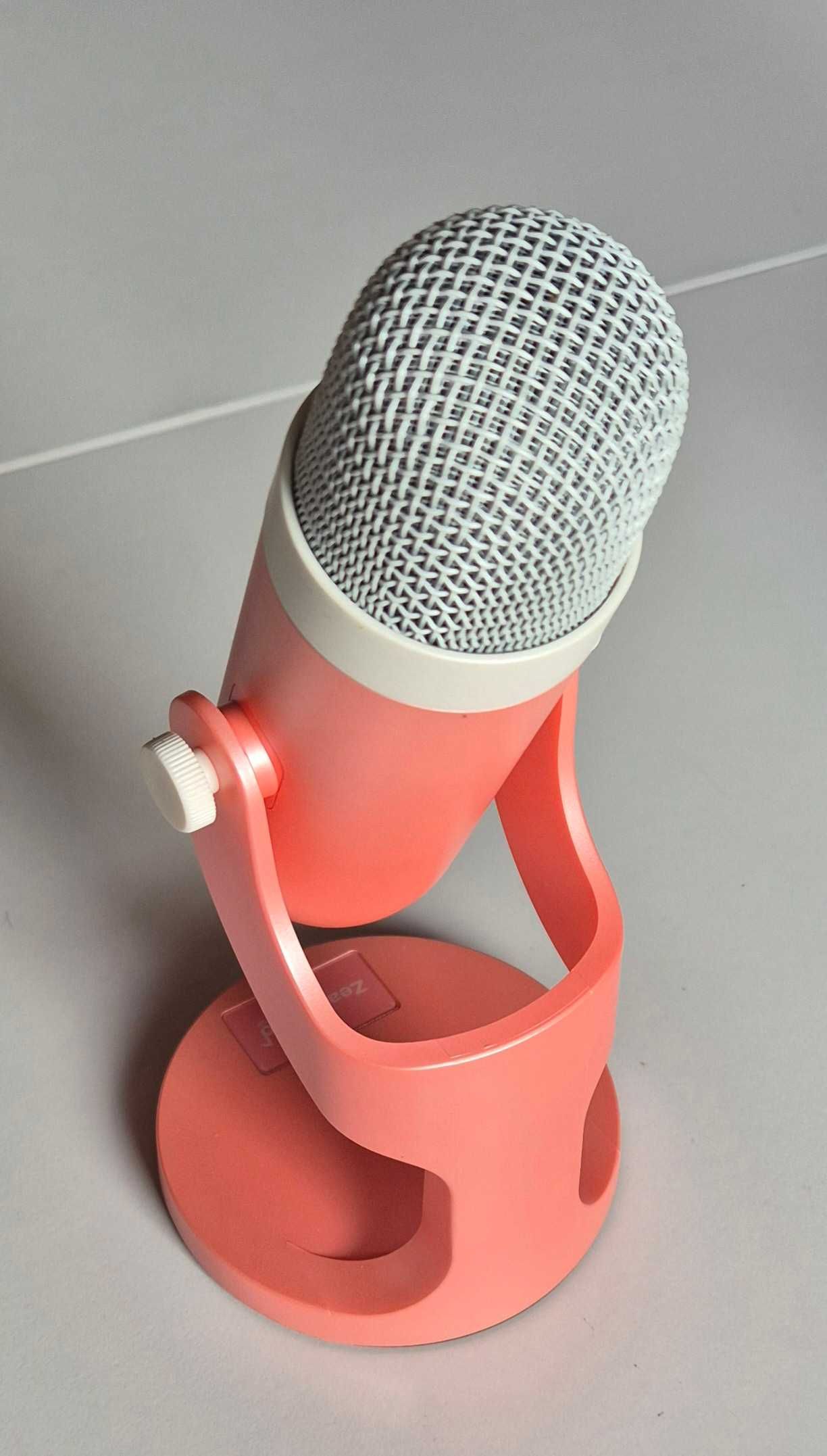 ZealSound mikrofon USB pojemnościowy różowy