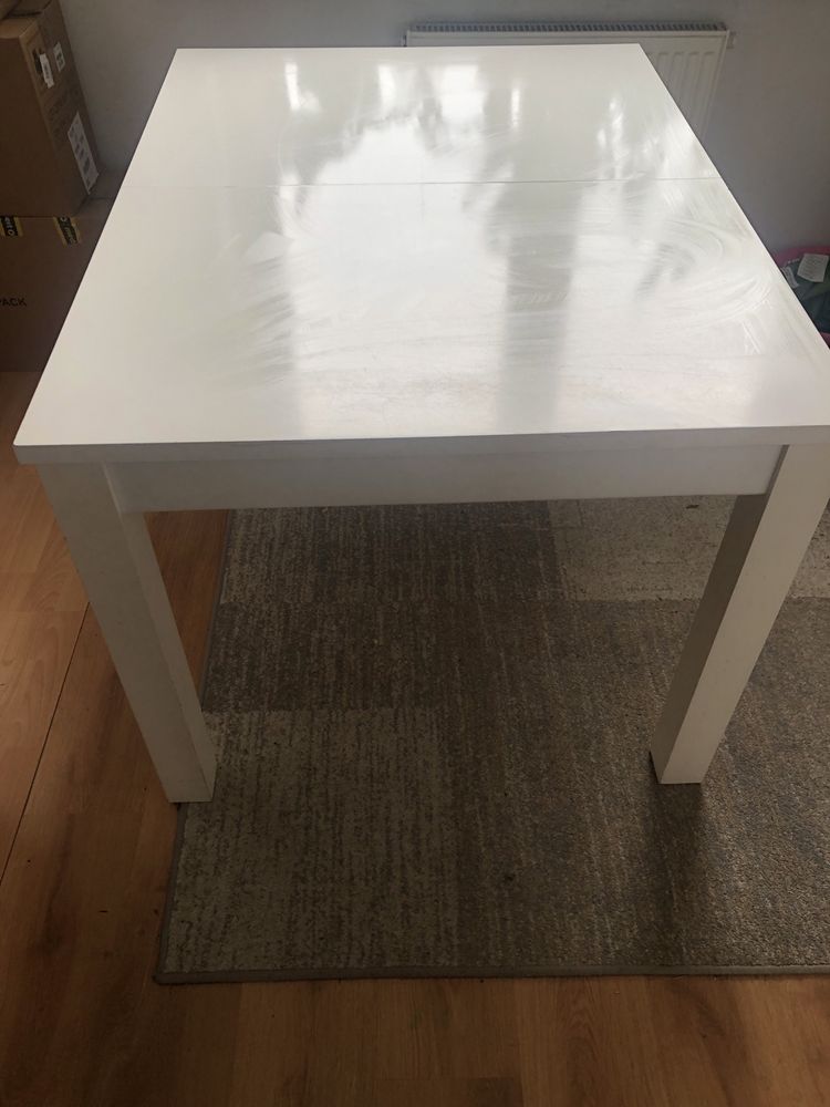 Stół biały duzy nie rozsuwany