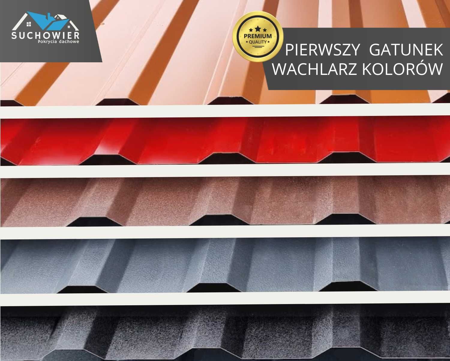 BLACHA TRAPEZOWA STALOWA dachowa blachy trapezowe ocynk filc Gat. 1