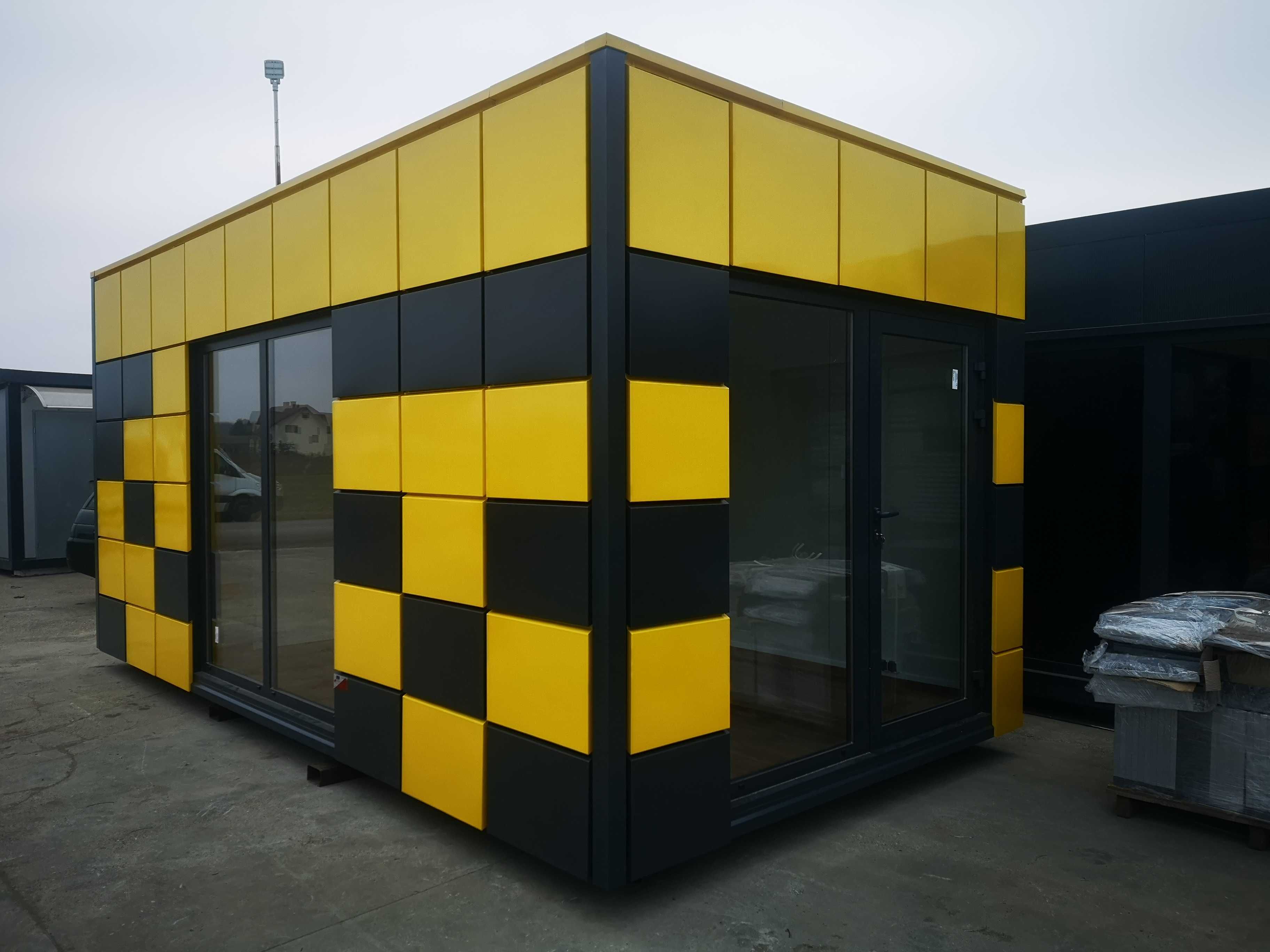 Pawilon z płyty warstwowej mobilne biuro 6x4m Producent
