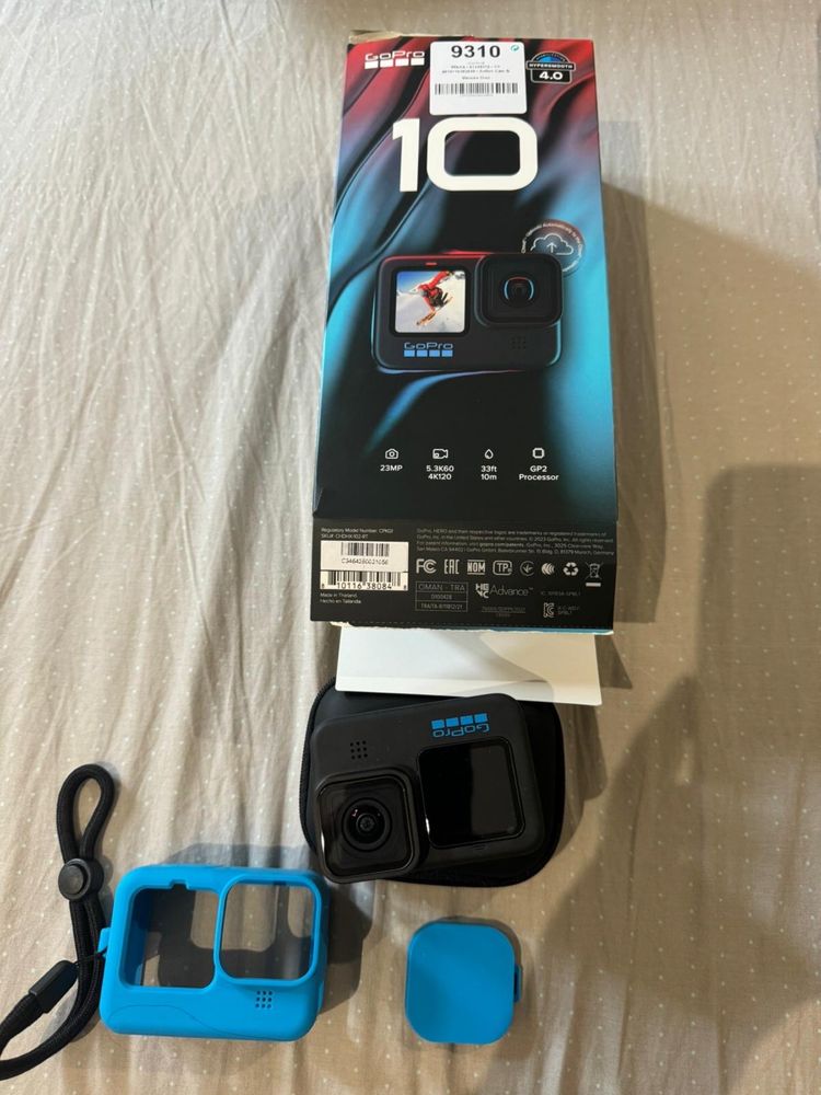 Action Cam GOPRO HERO 10 (5.3K - 23 MP - Wi-Fi e Bluetooth)