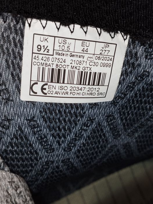 Бєрци Lowa Combat Boot MK2 GTX Black