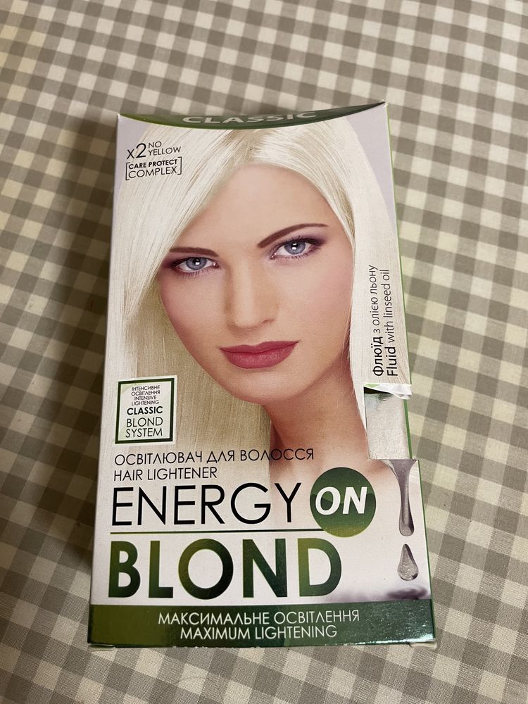 Освітлювач для волосся Energy Blond