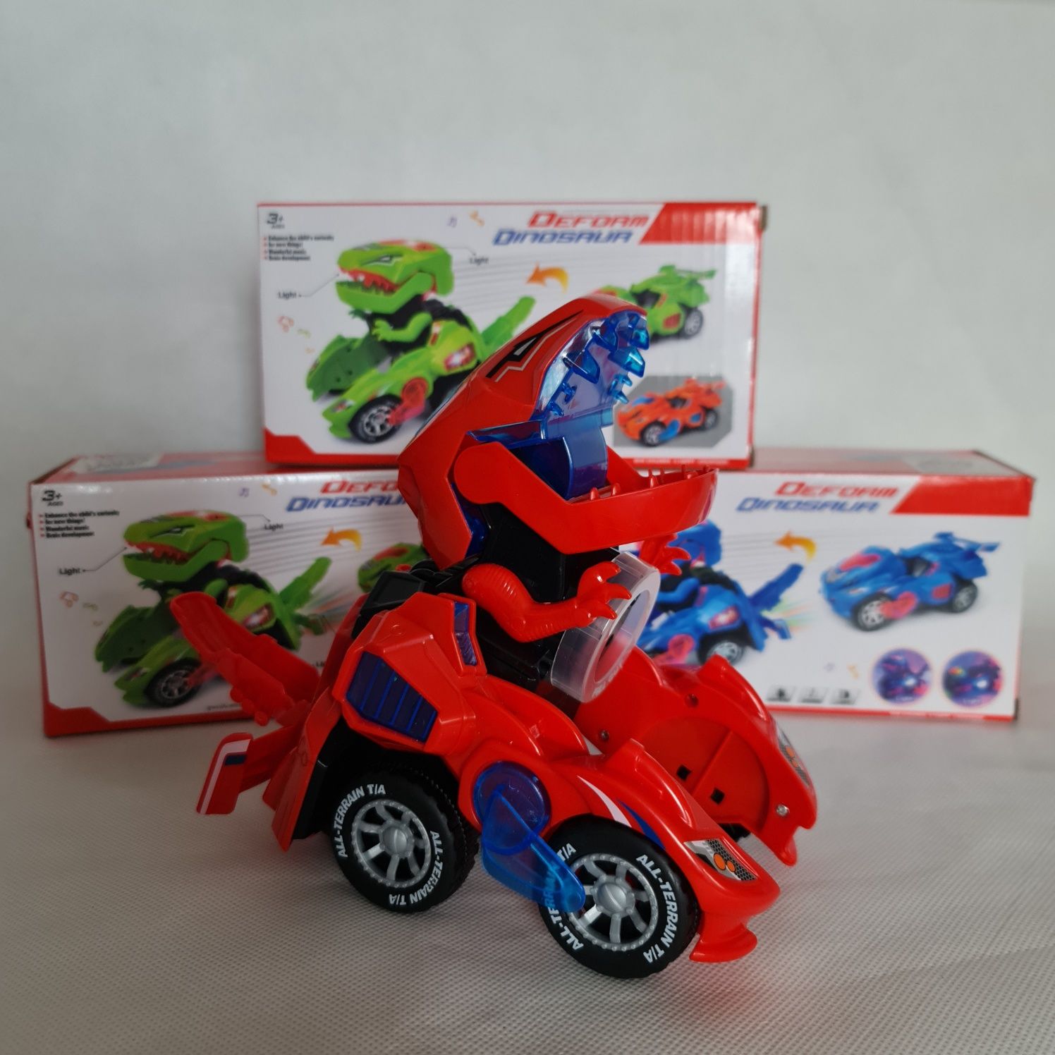 Super auto dinozaur transformacja