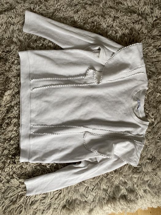 Bluza biala z falbanka Reserved s/m