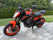 KTM Duke Niski przebieg, Bezwypadkowy, Idealny stan, dodatki Power Parts.