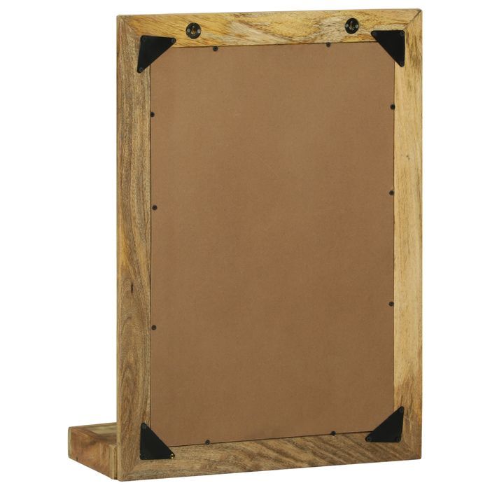 Vidaxl Lustro Łazienkowe 50X22X70 Cm Z Litego Surowego Drewna Mango
