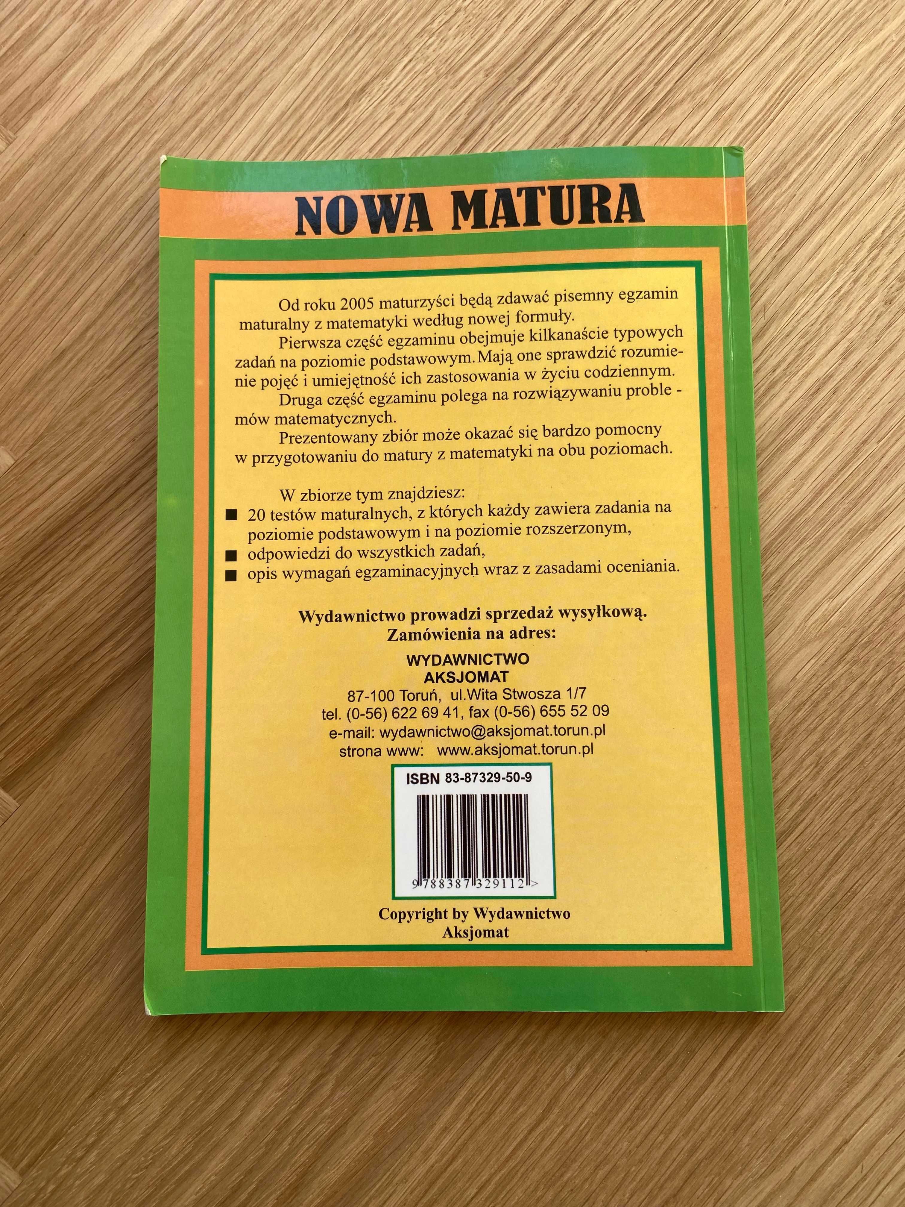 Testy maturalne z matematyki, poziom podstawowy i rozszerzony