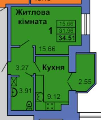 ТЕРМІНОВО ! Новобудова готовий будинок Г.України 6А 4 поверх