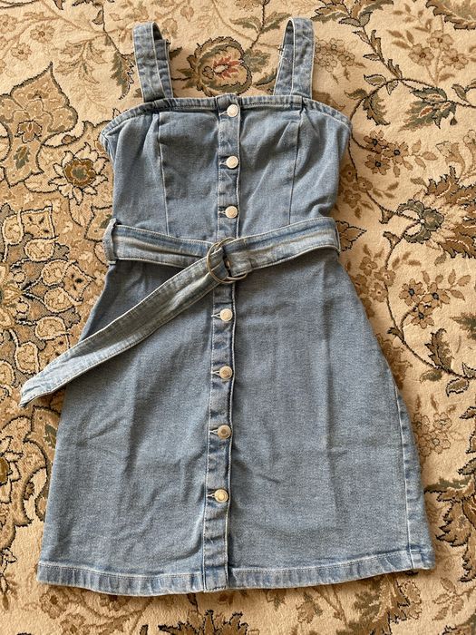 Джинсовий сарафан Bershka