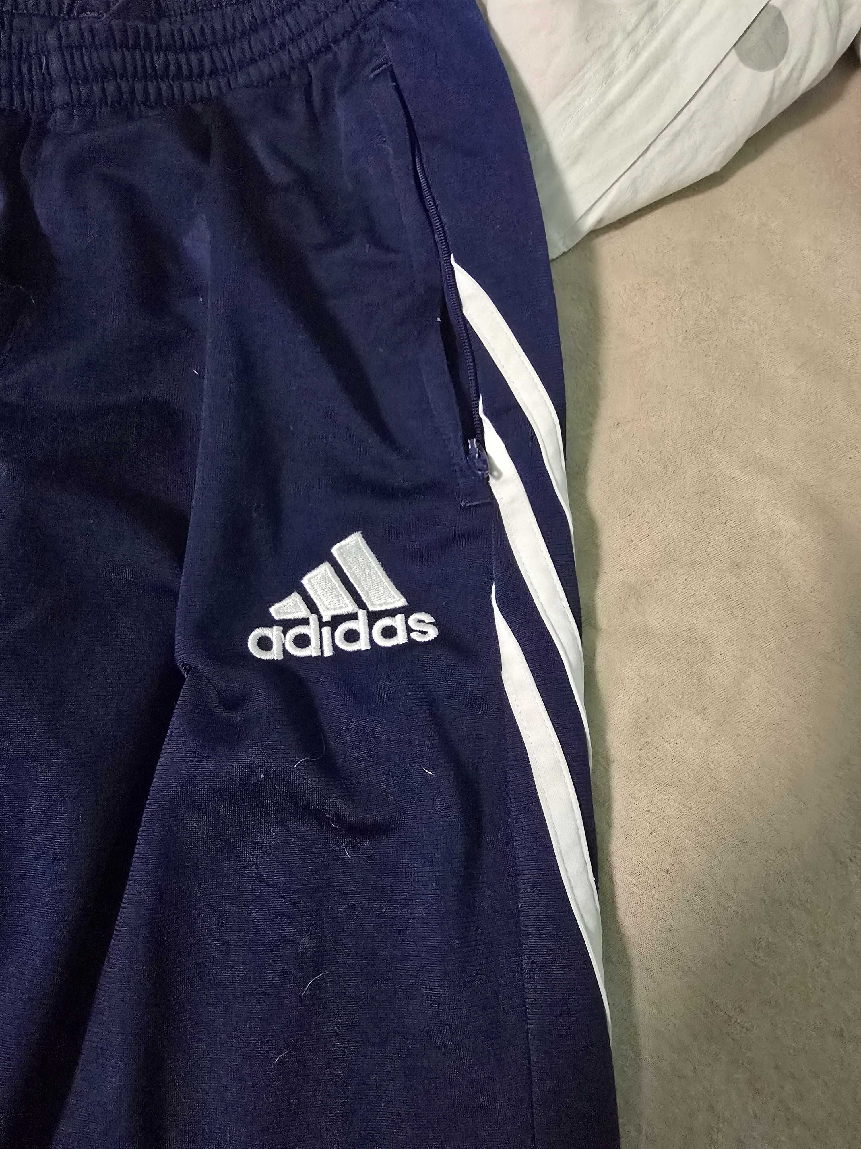 Spodnie dresowe granat sportowe r 164 adidas