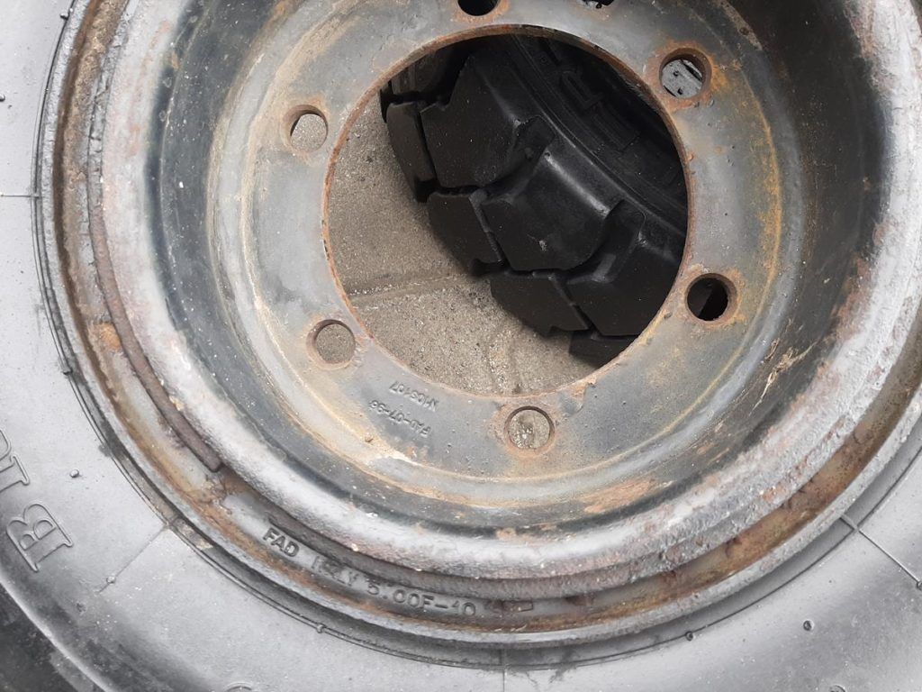 Koło używane przemysłowe (WIDLAK) 6.50-10 BRIDGESTONE 150zł W4497