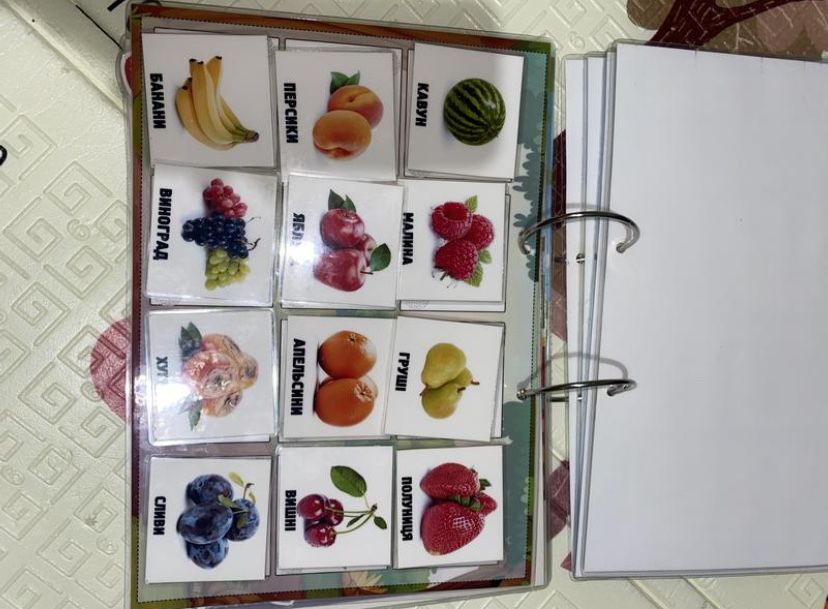 Розвиваючий альбом на липучках