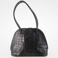 Шкіряна вінтажна бретонська сумка MULBERRY deep brown Congo