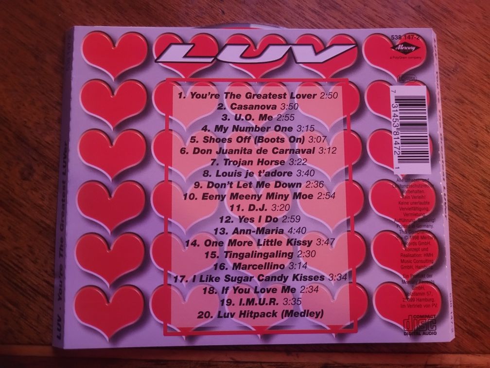 CD LUV - You're The Greatest LUVer 1998 Mercury