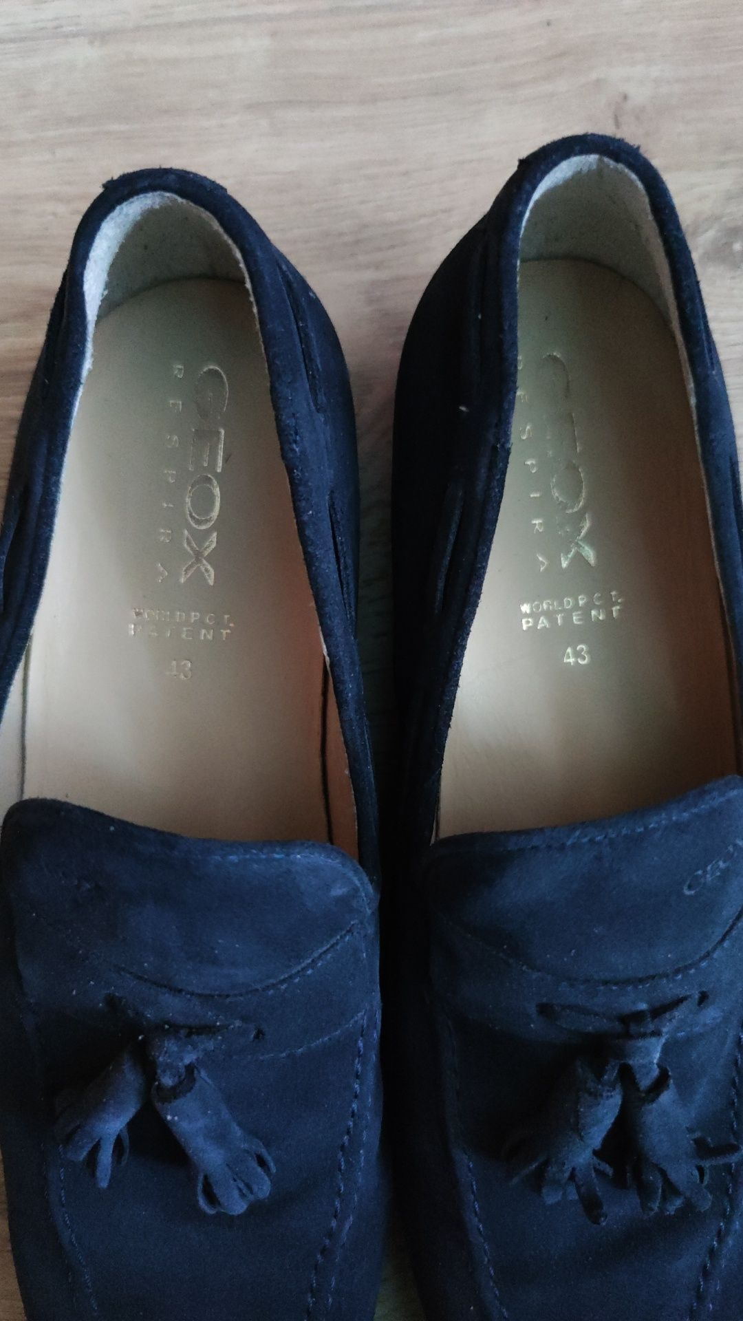 Geox лоферы  мужские 43/29 туфли макасины