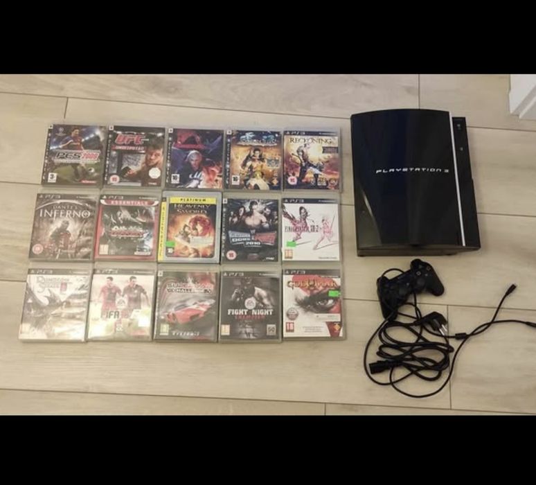 Ps 3 15 gier pady dysk 500 GB