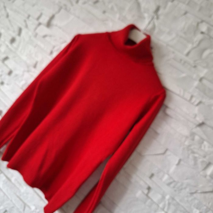 Damski golf czerwony roz. S rozciągliwy